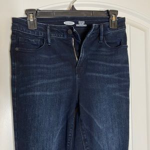 High rise skinny jeans